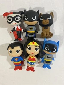 DC Superheroes Mystery Minis Gamestop Funko Set of 6 Vinyl Figures In Orig Boxes - Picture 1 of 10