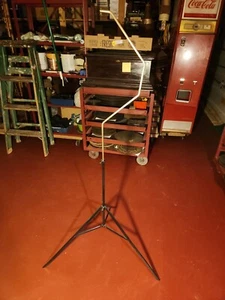Antiguo trípode plegable fonógrafo cilíndrico EDISON grúa grúa - Imagen 1 de 14