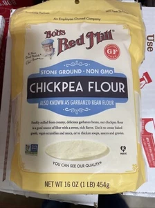 Harina de garbanzos Bob's Red Mill paquete de 16 oz BB: febrero de 2026 ~ ¡bolsa de 1 lb!!~ - Imagen 1 de 2