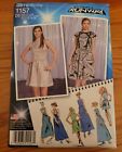 SIMPLICITY PROJECT RUNWAY LONG HALTER DRESS PATTERN 1157 SIZE 4-14 FREE SHIPPING