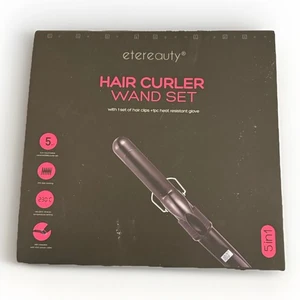 Etereauty 5-in-1 Hair Curler Wand Set Curling Iron Interchangeable Barrels New - Picture 1 of 4