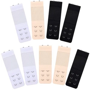 8 Pezzi Estensione Reggiseno Allunga Reggiseno 3 ganci 2 ganci Prolunga - Foto 1 di 7