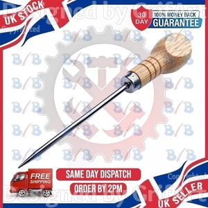 RUNDER PUNKTBRADAWL AWL SCHRAUBE NAGELLOCH STARTER JAB MARKER SCHREINER HANDWERKZEUG - Bild 1 von 4