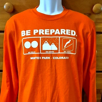 NUEVA Camiseta Ski Winter Park Colorado Big Balls Dumps Jumps Talla M Foto 1 de 4