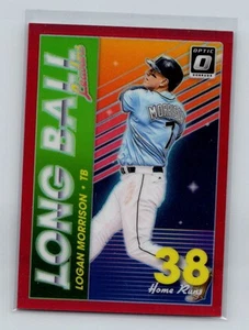 2018 Optic Long Ball Leaders Red Logan Morrison 95/99 Tampa Bay Rays #LBL8 - Picture 1 of 2