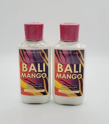 Bath & Body Works Bali Mango Daily Nourishing Body Lotion 8 oz New Set of 2 - Image 1 of 3