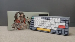 Nuphy Air75 Mechanical Keyboard Brown Switch Bluetooth USB Wired RGB Compact - Picture 1 of 11