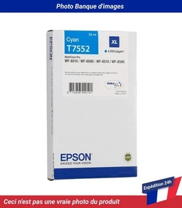 C13T755240 Epson WorkForce Pro WF-8590 Cartouche d'Encre Cyan - Afbeelding 1 van 4