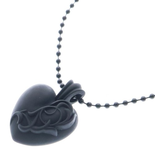 CHROME HEARTS Collana cuore gomma CUORI CROMATI silicone BCA307 usata c3f7329de9c6bfe6981fb78