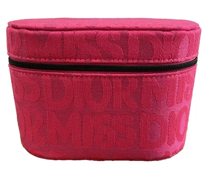 Dior Beauty Pouch Pink makeup Case toiletry cosmetic travel Bag New in Box - Image 1 of 4