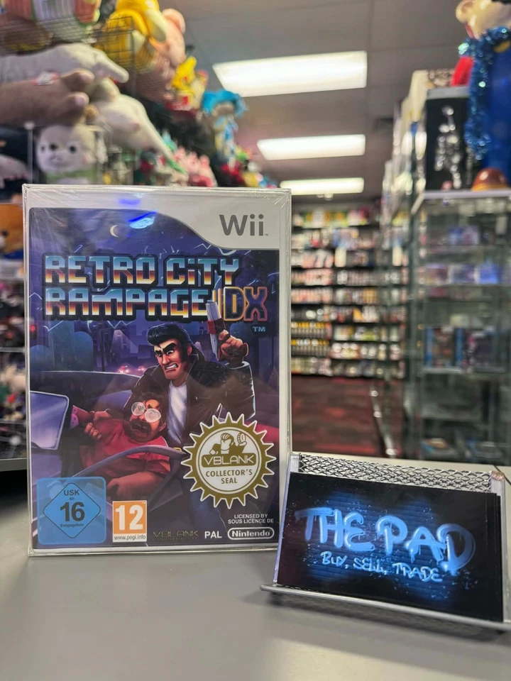 Retro City Rampage DX (Nintendo Wii) MINT VBLANK RARE PAL