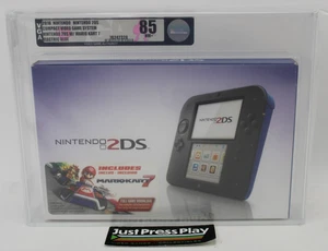 Nintendo 2DS Mario Kart 7 LE System NIB VGA Graded Silver Level 85 NM+ - Picture 1 of 8