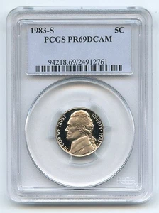 1983 S 5C Jefferson Nickel Proof PCGS PR69DCAM - Picture 1 of 1