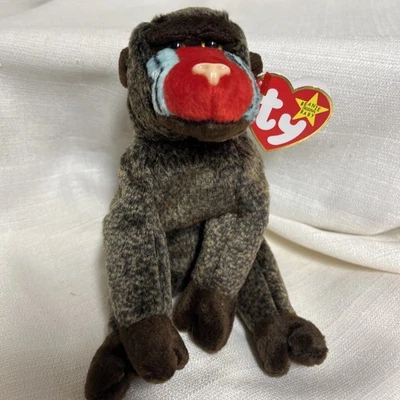 Ty Beanie Baby Cheeks the DOB 18 de mayo de 1999 MWM Foto 1 de 4