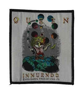 OFFICIAL INNUENDO RARE 2008 ISSUE WOVEN PATCH FREDDIE MERCURY - Picture 1 of 2