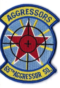 PATCH USAF 65th Aggressor SQ VERS 1 NELLIS AFB FS-24 - Bild 1 von 1