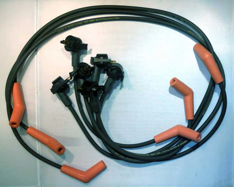 Комплект проводов свечей зажигания соединенный провод зажигания 8669 подходит для 99-00 Ford Mustang 3,8 л-V6 - Изображение 1 из 2