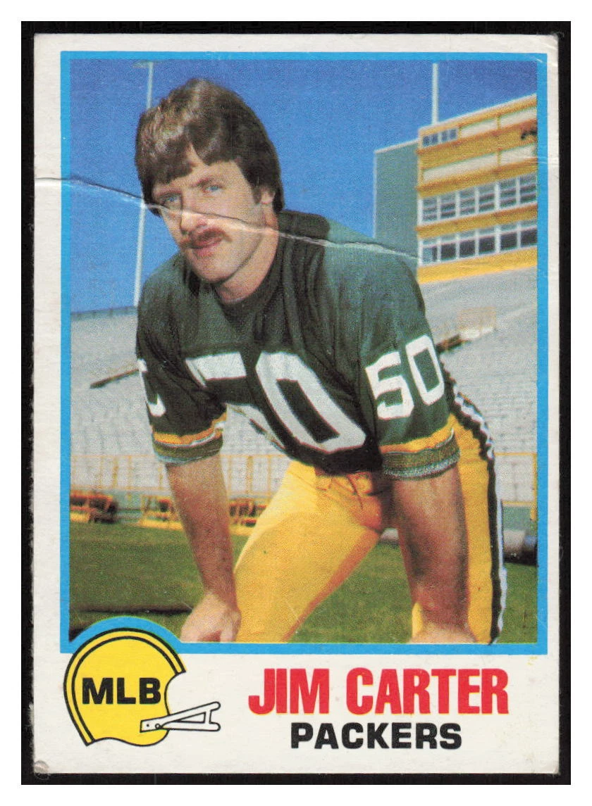 1978 Topps Holsum #10b Jim Carter - Green Bay Packers