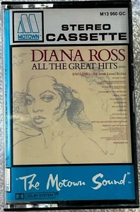 Diana Ross All the Great Hits Double Album On One Cassette The Motown Sound Soul - Picture 1 of 7