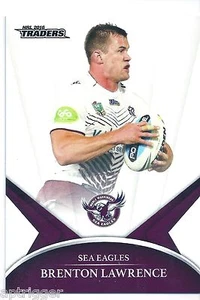 2016 NRL Traders Base Card (055) Brenton LAWRENCE Sea Eagles - Picture 1 of 1