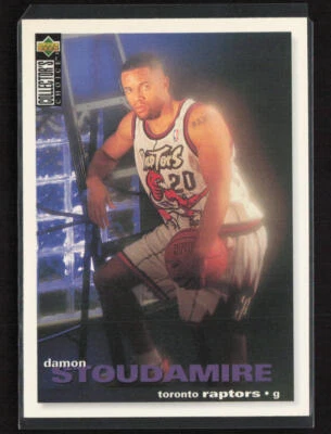 1995-96 Collector's Choice #276 Damon Stoudamire Toronto Raptors novato Foto 1 de 2