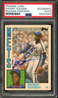 Doc Gooden Signed Autographed '84 Topps Traded Rookie Card #42T- PSA/DNA 