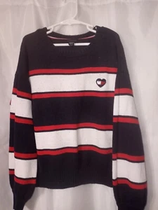 Tommy Hilfiger Kids Girls Pullover Fashion Sweater Size Medium 8/10 - Picture 1 of 9
