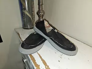Sandalias para hombre de lona Sanuk coloridas sin cordones zapato de barco talla 9 - Imagen 1 de 6