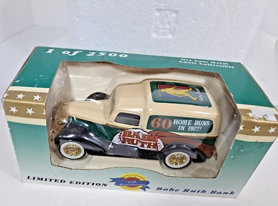 BABE RUTH EDICIÓN LIMITADA BANCO 1994 NUEVO POR ESPECIFICACIONES FUNDIDO ROSA BLANCA COLECCIONABLES Foto 1 de 4