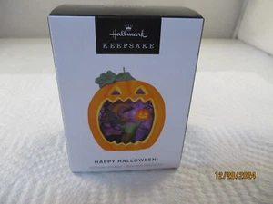 Hallmark 2024 Happy Halloween Headless Horseman Pumpkin 12th in Series Ornament - Picture 1 of 2