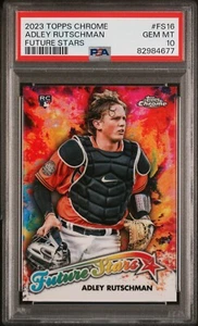 2023 Topps Chrome Future Stars #FS-16 Adley Rutschman PSA 10 gemas como nuevo - Imagen 1 de 2