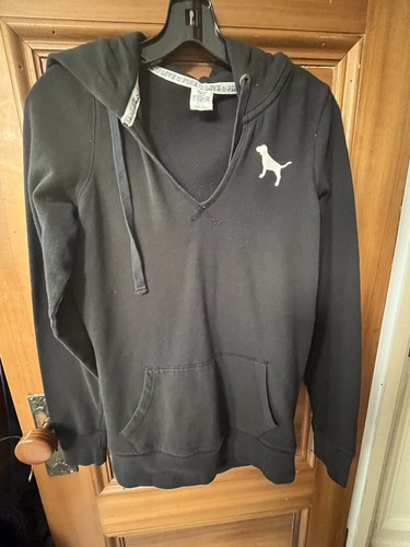 UNDERCOVER Felpa con cappuccio ROSA by Victoria's Secret taglia small pullover 60 40 misto cotone