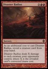 1x Disaster Radius Rise of the Eldrazi MtG Magic Red Rare 1 x1 Card Cards