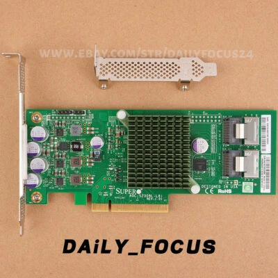 Supermicro aoc-s2308l-l8i 8-port sas/sata pci-express raid controller card - Image 1 of 4