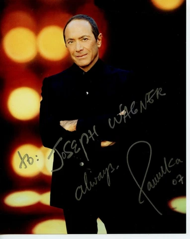 Autographed 8 x 10 Photo Paul Anka Canadian-American singer, songwriter & actor Cover