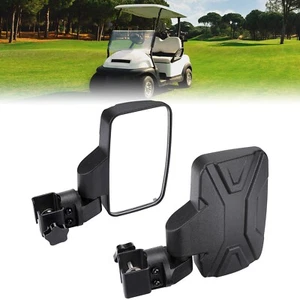 Espejo retrovisores laterales tubo cuadrado para carro de golf de 0,75"-1,25" para EzGo Yamaha Drive - Imagen 1 de 12