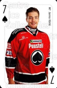 2016-17 Finnish Porin Assat Playing Card #32 Jarno Karki