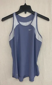 Nike Tank Top Shirt Lilac Purple Sleeveless Dri Fit Stretch Swoosh Girls Large - Picture 1 of 3