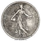 France 1 Franc 1908 Semeuse Silver Coin French Oscar Roty