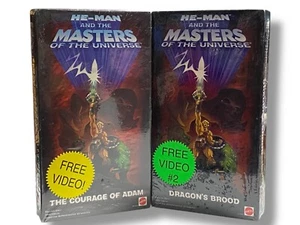 He-Man Masters Of The Universe Vhs Promos Dragon’s Brood & The Courage Of Adam - Picture 1 of 4