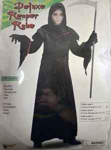 Forum Neuheiten Deluxe Sensenmann Gewand Kinderkostüm, klein 4-6 - Bild 1 von 4