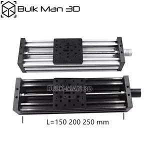 Attuatore lineare scorrevole trave a C 150/200/250 mm per attuatore a vite piombo asse Z T8 - Foto 1 di 6