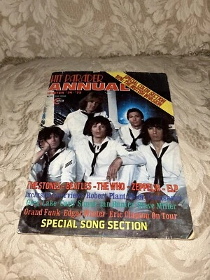 HIT PARADER ANNUAL MAGAZINE WINTER '74/'75 THE STONES-BEATLES-THE WHO-ZEPPELIN - Image 1 of 3