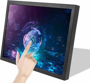Portable Industrial Monitor with Dual Speaker,15 Inch 1024X768 HD 4:3 IPS LCD To - Picture 1 of 9