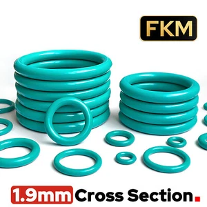 Juntas tóricas de goma métricas FKM 1,9 mm sección transversal 1,2 mm-146,2 mm ID - sellos de anillo tórico - Imagen 1 de 6