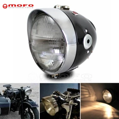 Faro de 7"" para Zündapp DB DS KS750 BMW M1 R12 R75 Dnepr Ural Sidecar Faro Foto 1 de 4