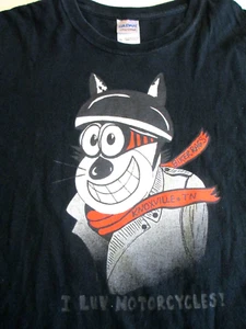 Biker Rags Knoxville Tenn I Luv Motorcycles T-Shirt Herren 2XL schwarz doppelseitig - Bild 1 von 10