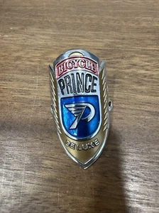 Prince Deluxe Bicycle Head Badge Decal Vintage Cycling - Picture 1 of 3
