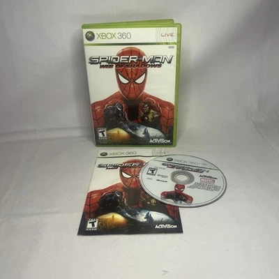 Spider-Man Web Of Shadows (Microsoft Xbox 360, 2008) Complete CIB Tested - Image 1 of 4
