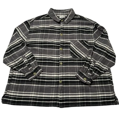 Elwood Flannel Shirt in Grey - Image 1 of 3